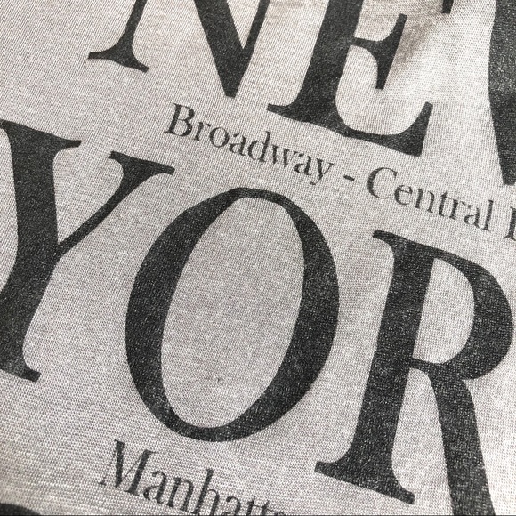 Forever 21 New York City Girls Tank NYC Gray - Picture 9 of 9